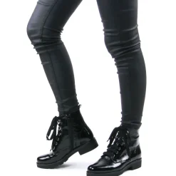 Bottines À Lacets Scarlatine Co77707 Ca Noir Naplack