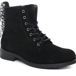 Bottines À Lacets Scarlatine Madonna Noir
