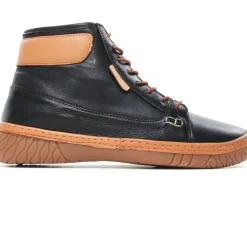 Bottines À Lacets Scarlatine Mina Noir