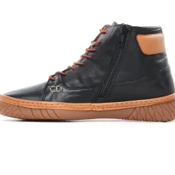 Bottines À Lacets Scarlatine Mina Noir