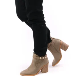 Bottines Santiag Xti 143883 Taupe
