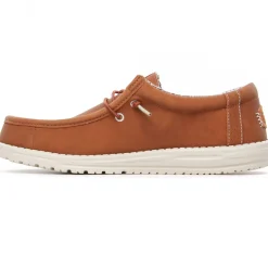 Chaussures Basses À Lacets Hey Dude Wally Classic Xtra Wide Tan