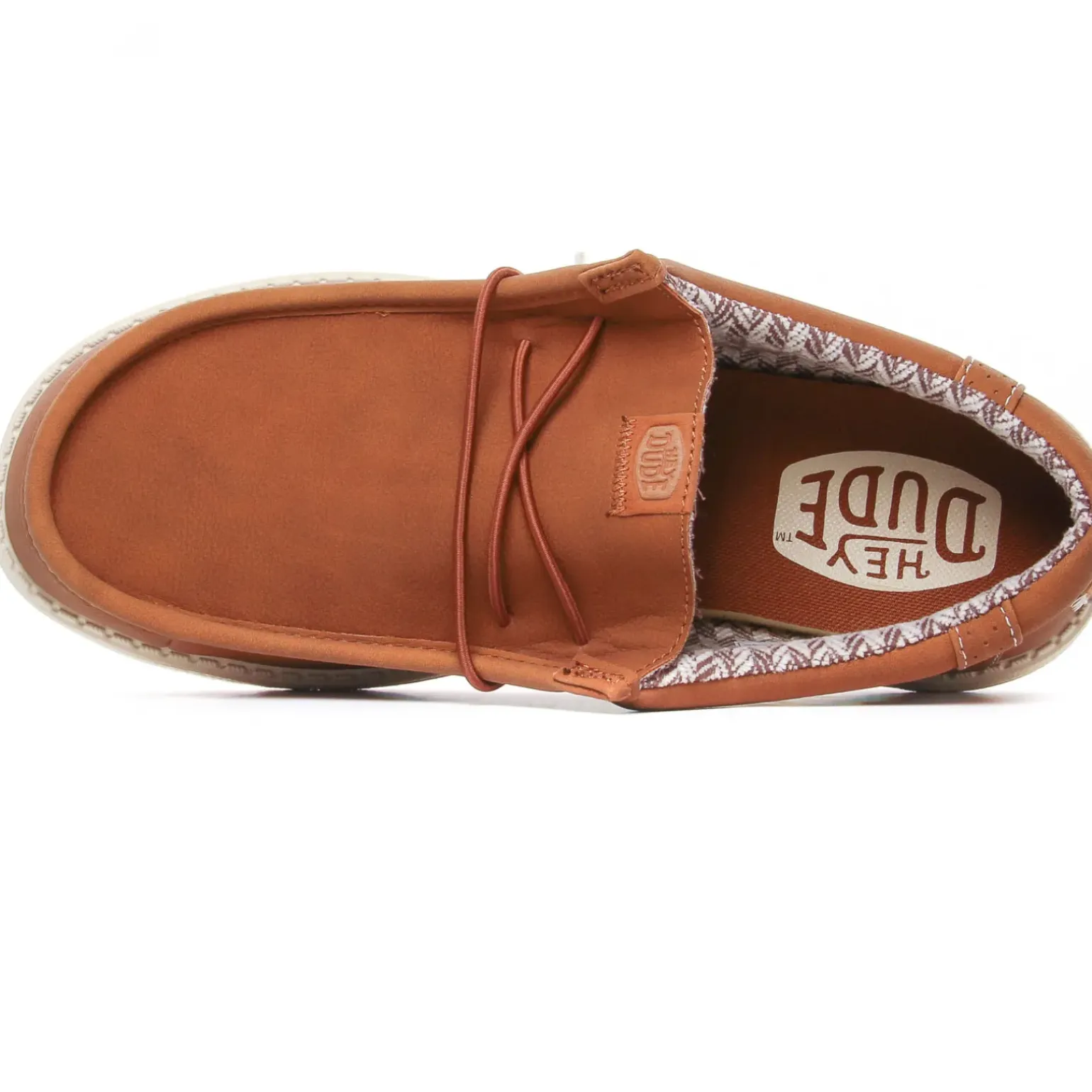 Chaussures Basses À Lacets Hey Dude Wally Classic Xtra Wide Tan