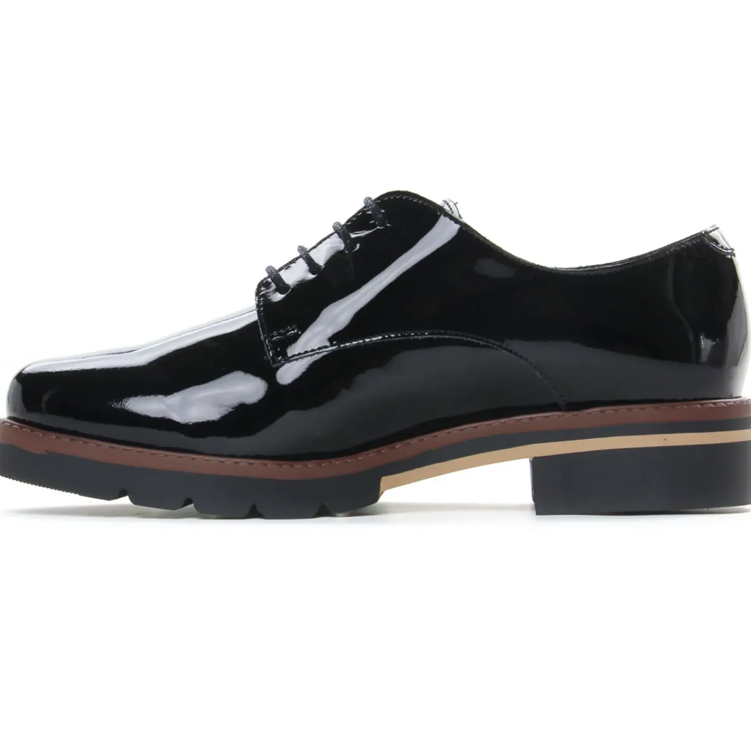 Derbys Scarlatine Co22034 Ct Vernis Noir