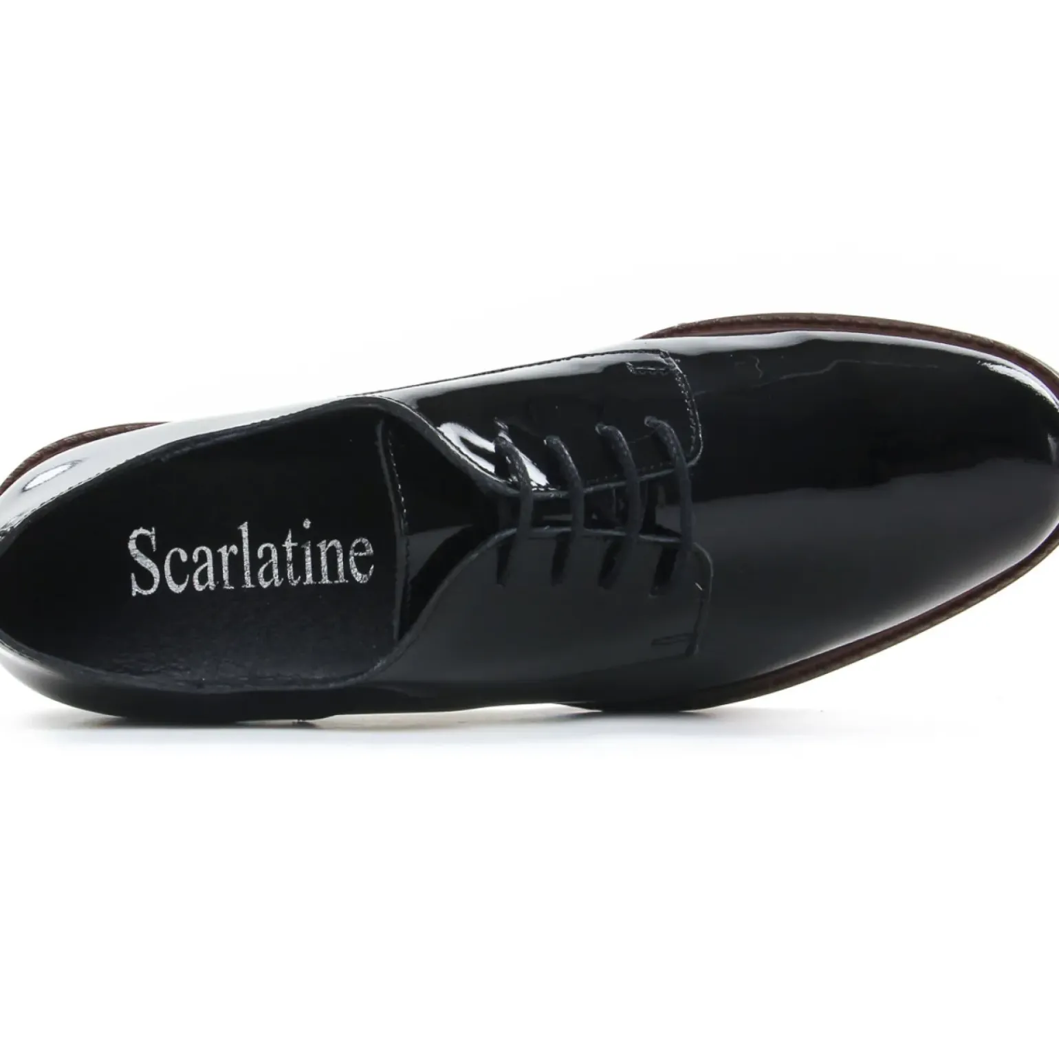 Derbys Scarlatine Co22034 Ct Vernis Noir