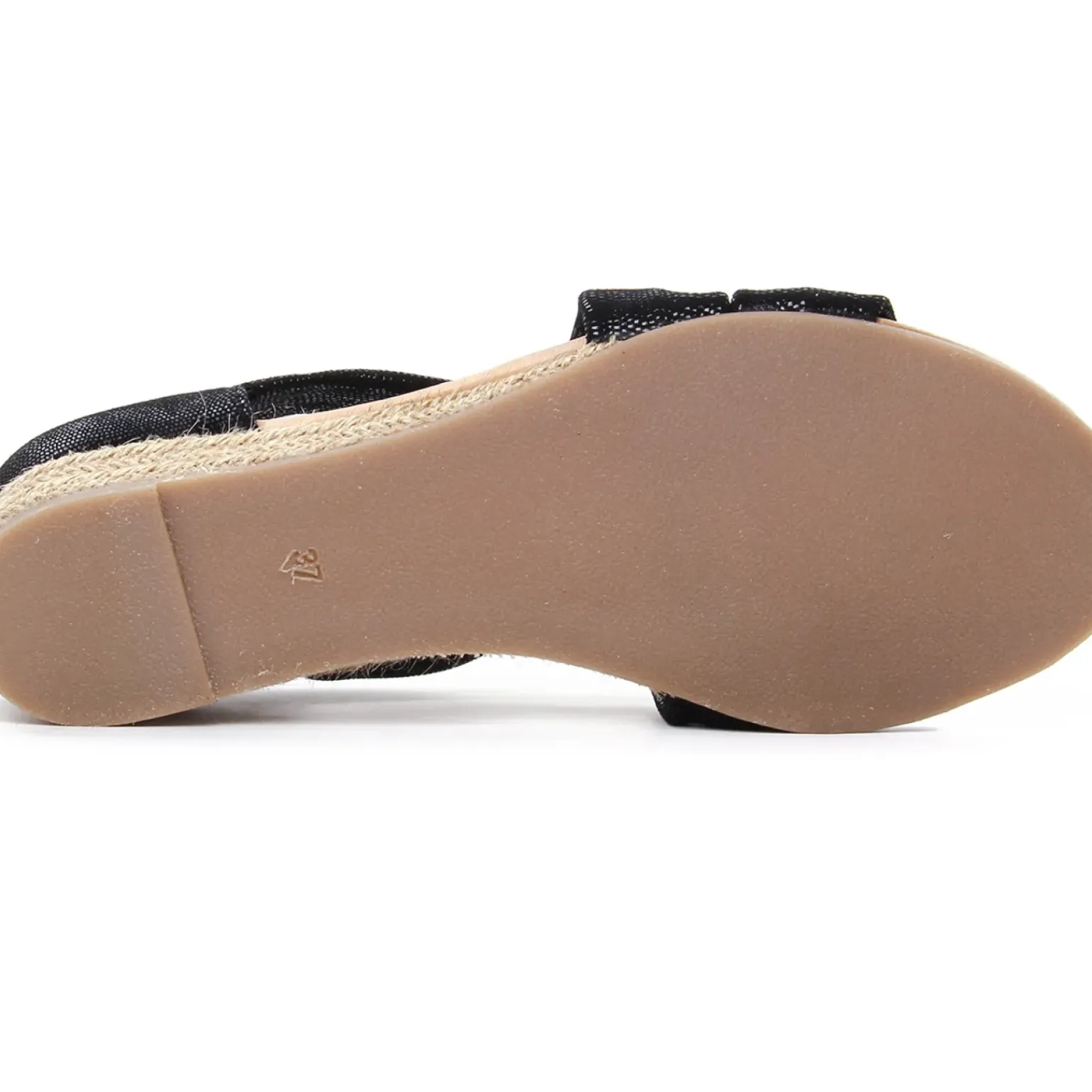 Espadrilles Compensées Cordes Scarlatine 44281 V Noir Gecos