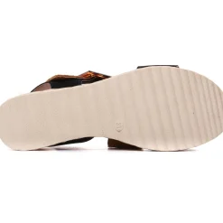 Espadrilles Compensées Eva Frutos 718 Noir Cuero
