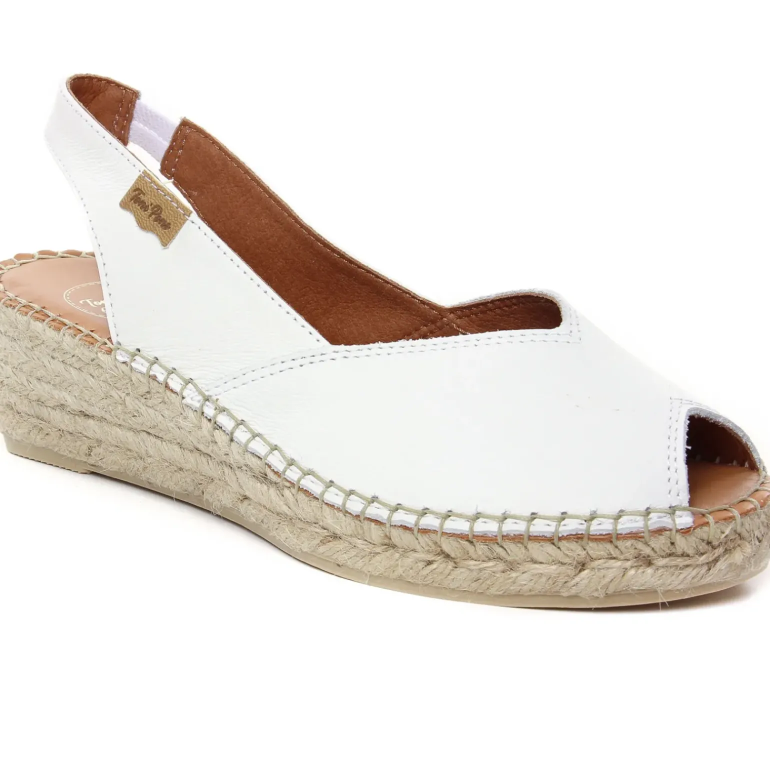 Espadrilles Compensées Toni Pons Berniap Blanc