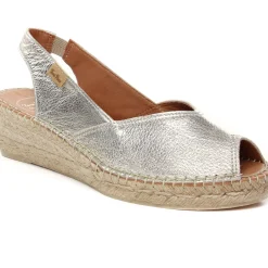 Espadrilles Compensées Toni Pons Berniap Platine