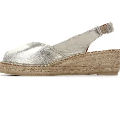 Espadrilles Compensées Toni Pons Berniap Platine
