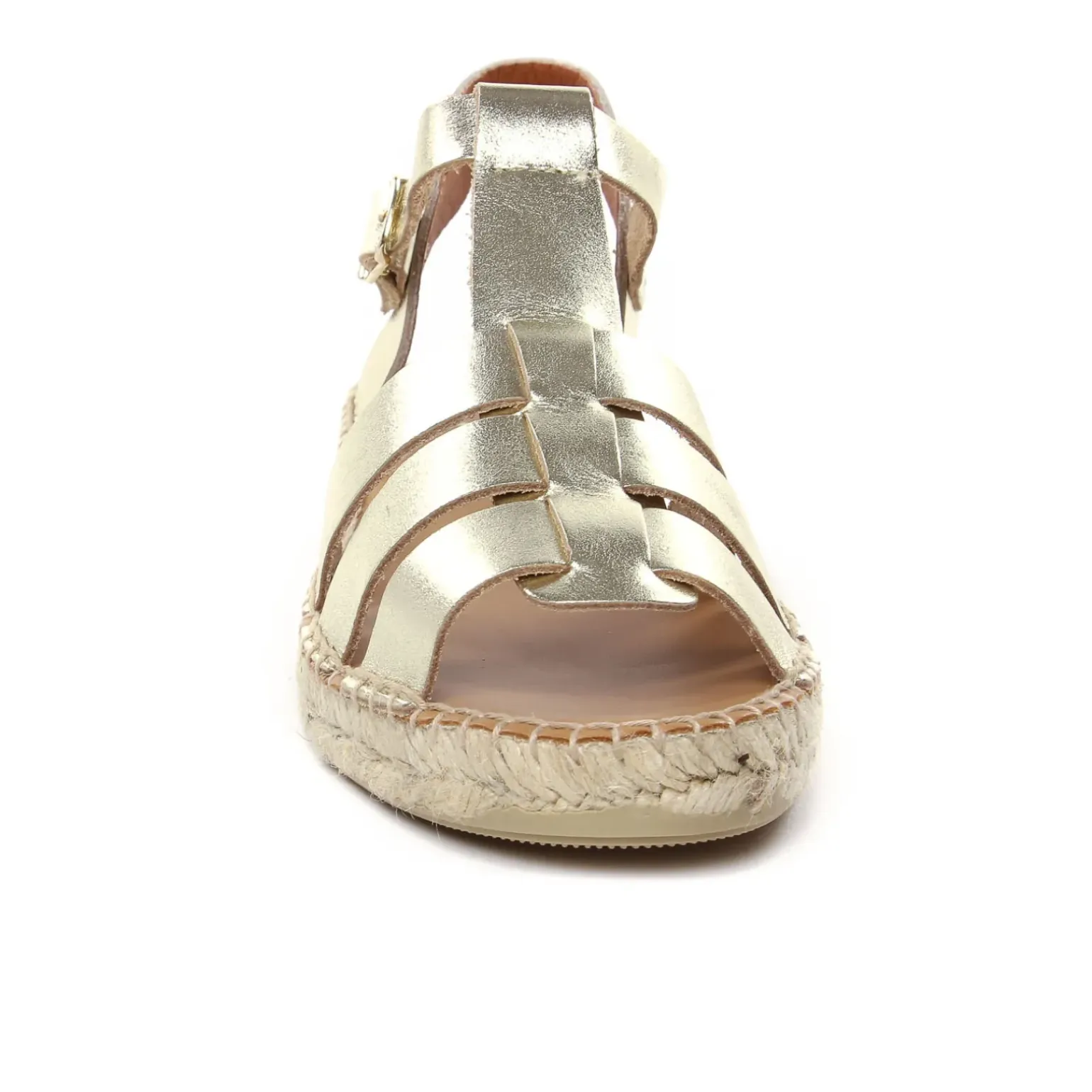 Espadrilles Compensées Toni Pons Emma Platine