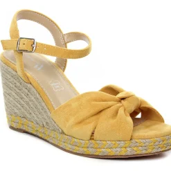 Espadrilles Compensées Vanessa Wu Sd2349 Jaune