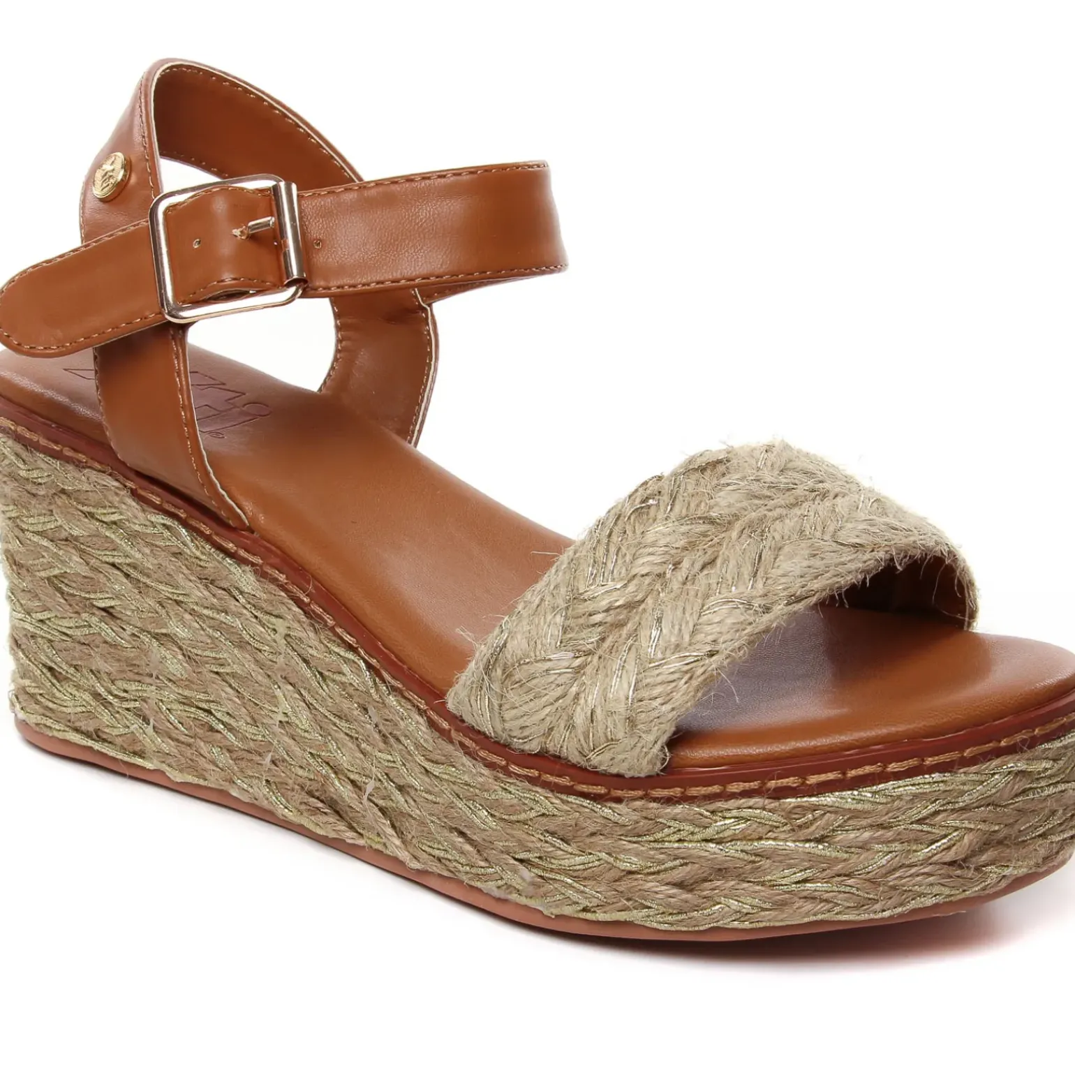 Espadrilles Compensées Xti 141063 Gold
