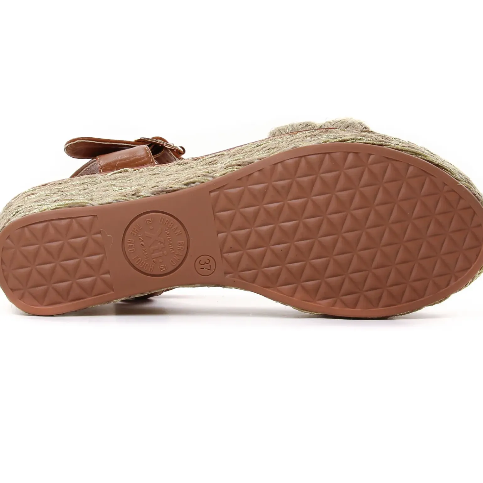 Espadrilles Compensées Xti 141063 Gold