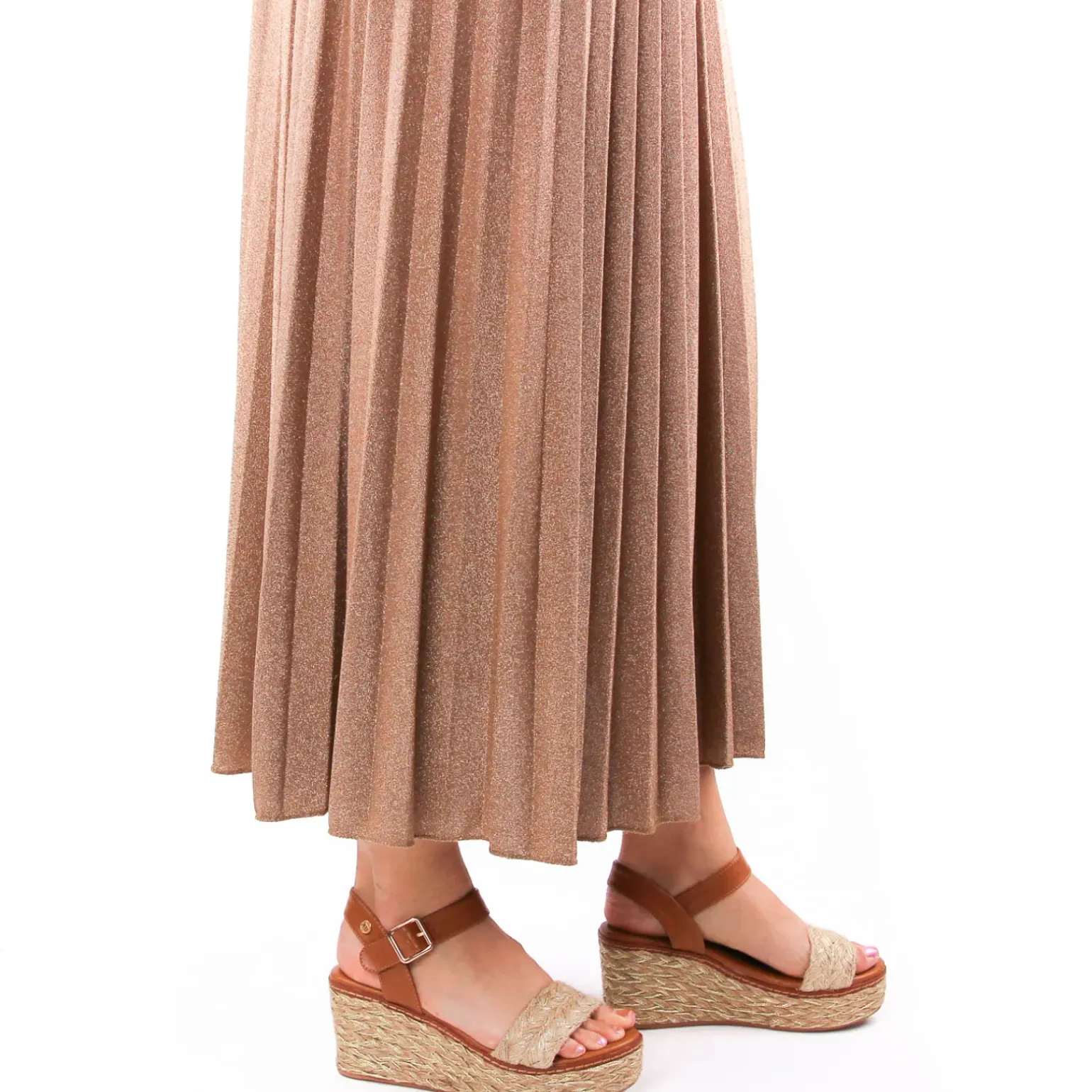 Espadrilles Compensées Xti 141063 Gold