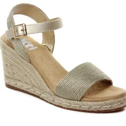 Espadrilles Compensées Xti 141420 Gold