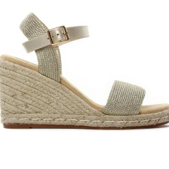 Espadrilles Compensées Xti 141420 Gold