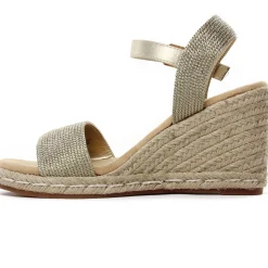 Espadrilles Compensées Xti 141420 Gold