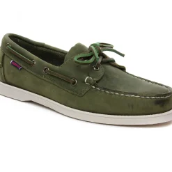 Mocassins Bateaux Sebago Docksides Crazy grenn military