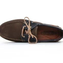Mocassins Bateaux Yann Bolligen 1421 Nubuck Marron