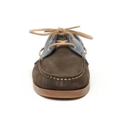 Mocassins Bateaux Yann Bolligen 1421 Nubuck Marron
