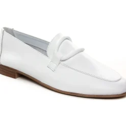 Mocassins Coco Et Abricot Esparros Blanc