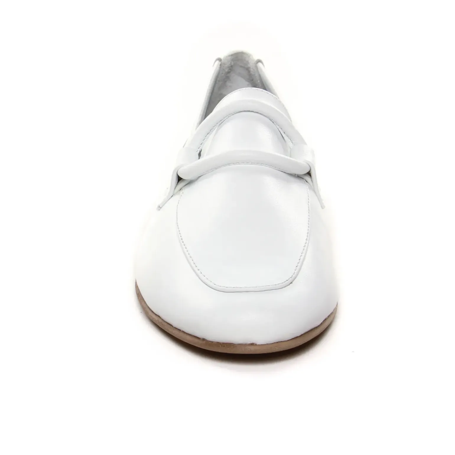 Mocassins Coco Et Abricot Esparros Blanc