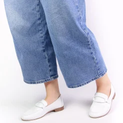 Mocassins Coco Et Abricot Esparros Blanc