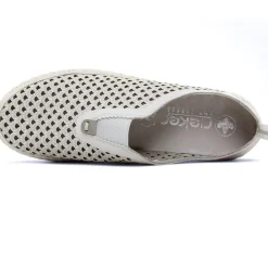 Mocassins Confort Rieker N0965-80 Weiss