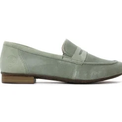 Mocassins Confort Rieker 51954-52 Pistazie