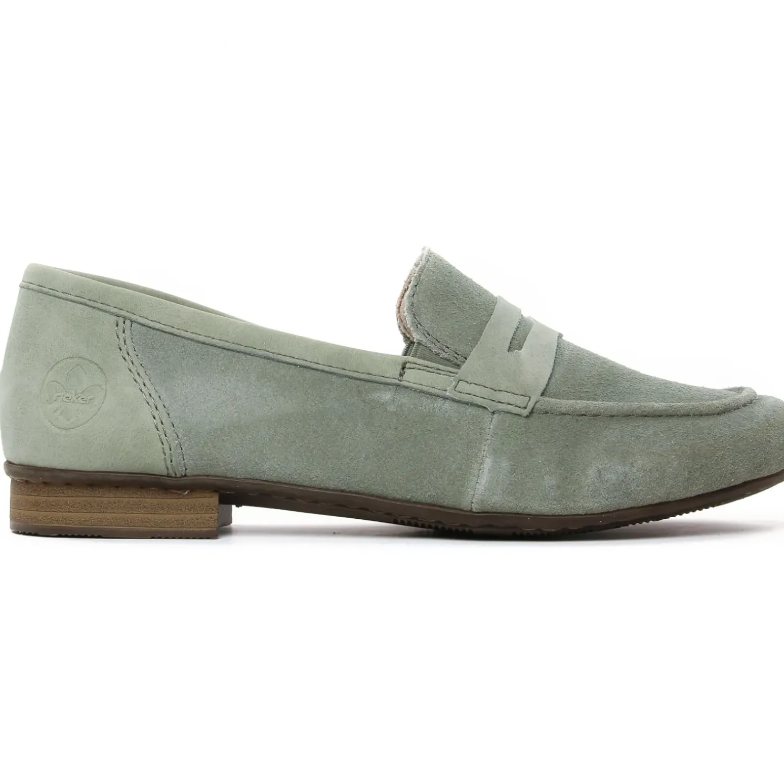 Mocassins Confort Rieker 51954-52 Pistazie