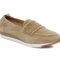 Mocassins Fugitive Venus Velour Beige