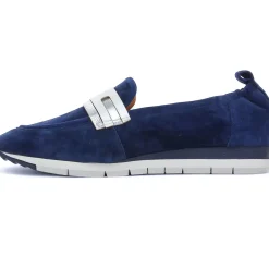 Mocassins Fugitive Venutz Velours Navy