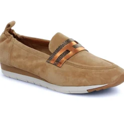 Mocassins Fugitive Venutz Velour Tan