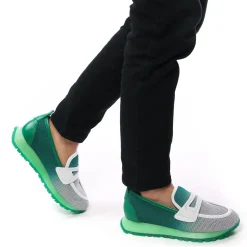 Mocassins Plateforme Hispanitas Borneo Green White