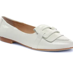 Mocassins Regarde Le Ciel Jeanine-02 Vernis Blanc