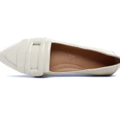 Mocassins Regarde Le Ciel Jeanine-02 Vernis Blanc