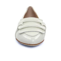 Mocassins Regarde Le Ciel Jeanine-02 Vernis Blanc