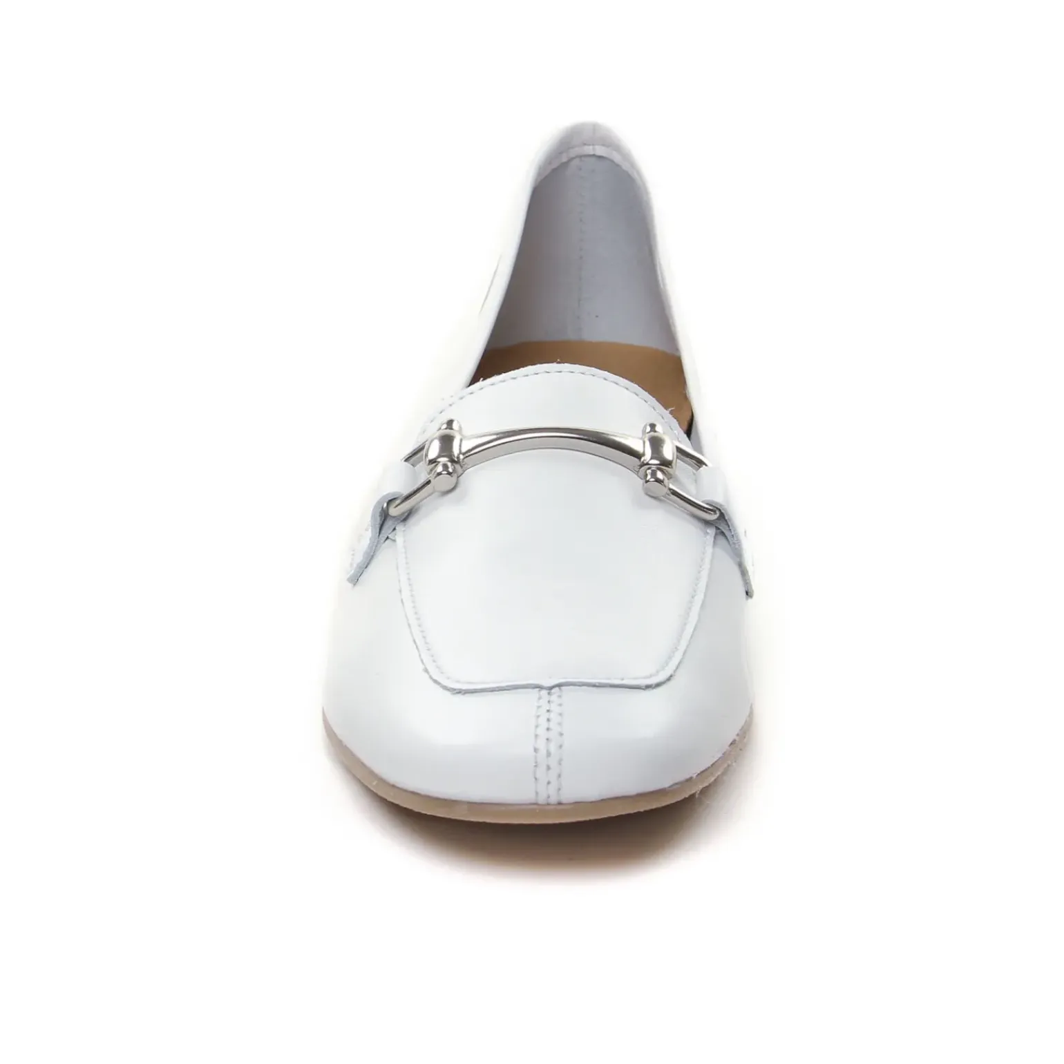 Mocassins Scarlatine Co110029Xc Blanc Argent