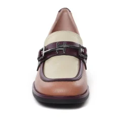Mocassins Trotteurs Hispanitas CHI243550 Beige Blanc