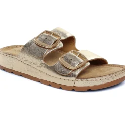 Mules Coco Et Abricot Essigny Gold