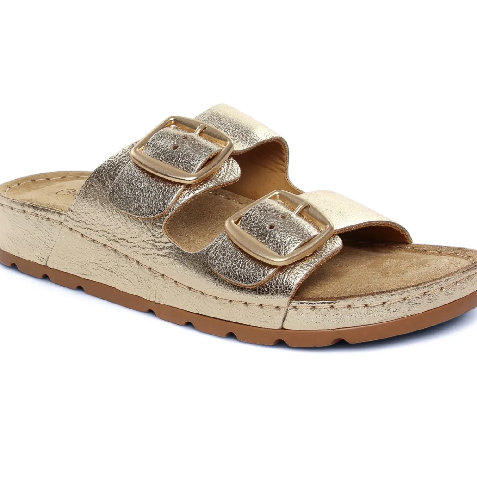 Mules Coco Et Abricot Essigny Gold