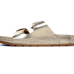 Mules Coco Et Abricot Essigny Gold