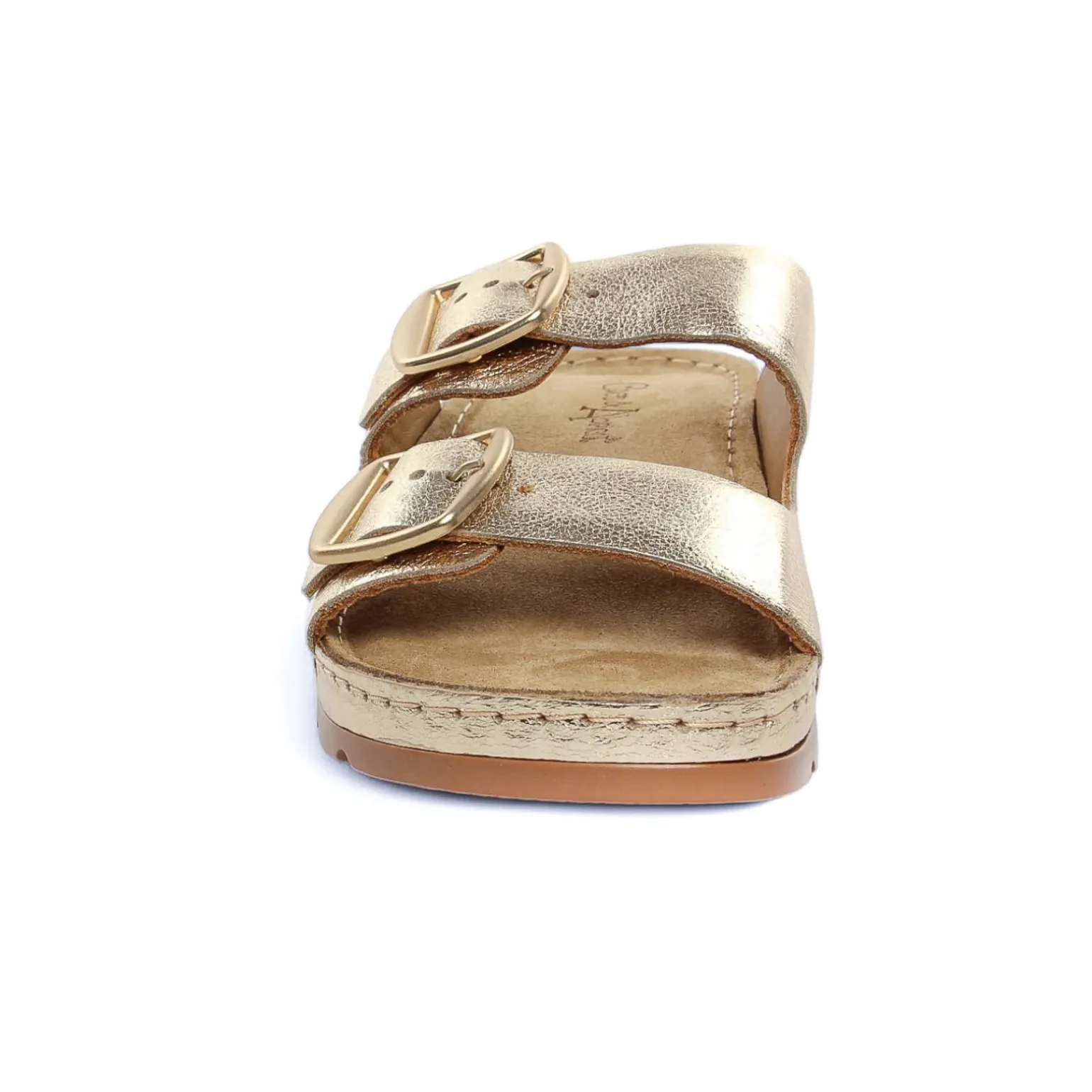 Mules Coco Et Abricot Essigny Gold