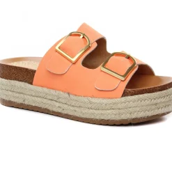 Mules Compensées Mtng Perla 51902 Mandarine