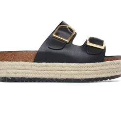 Mules Compensées Mtng Perla 51902 Noir