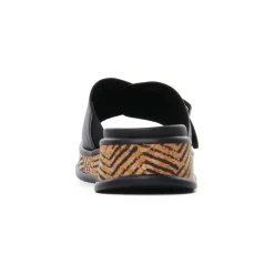 Mules Compensées Rieker W0803-00 Noir