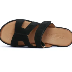 Mules Compensées Scarlatine Gafeau Noir