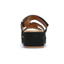 Mules Compensées Scarlatine Gafeau Noir