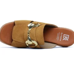Mules Dorking D9284 Calf Camel